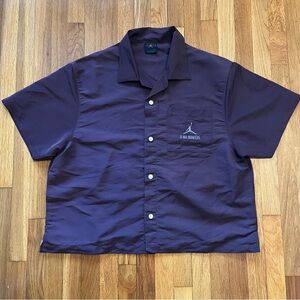 Jordan Casual Button Down Shirt in Deep Purple